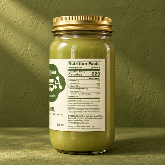 Matcha Bone Broth Latte